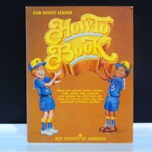 Vintage Boy Scouts of America Book 1988 Cub Scout Leader Activity How to Book